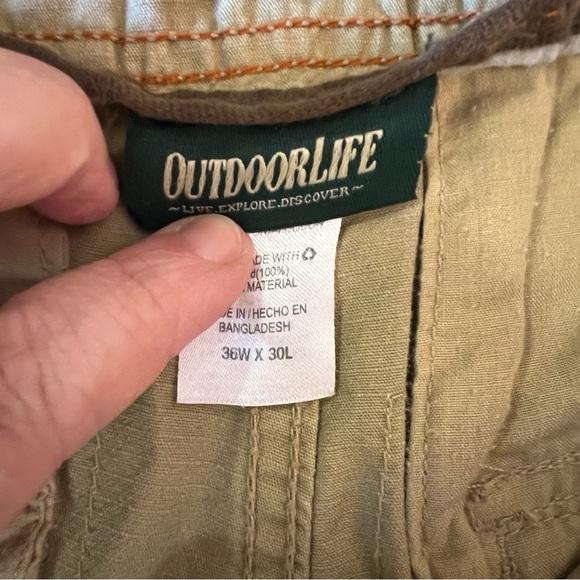 Men’s Outdoor Life cargo pants SZ 36/30 - Picture 4 of 4